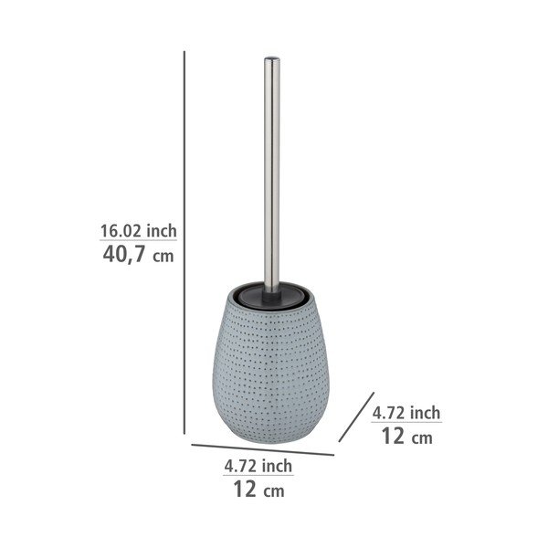 Niebieska ceramiczna szczotka do WC Bellante – Wenko-image-2
