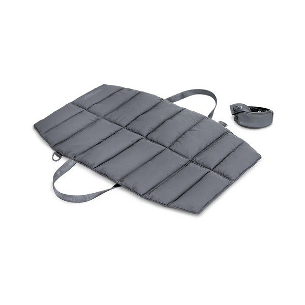 Ciemnoszare legowisko podróżne dla psów 70x100 cm Strada Asphalt M – MiaCara