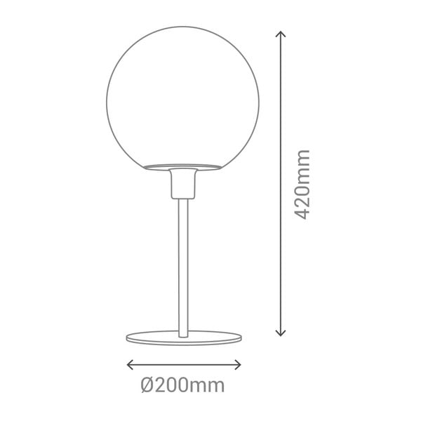 Fioletowa lampa stołowa SULION Venus-image-2