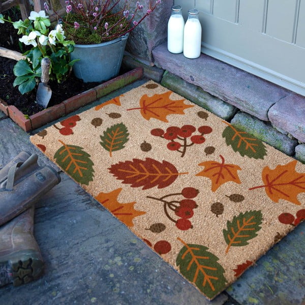 Wycieraczka z włókna kokosowego 40x60 cm Autumn Leaves – Artsy Doormats-image-2