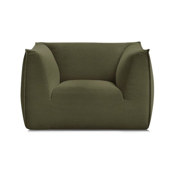 Zielony sztruksowy fotel Giorgia – Bobochic Paris-image-2