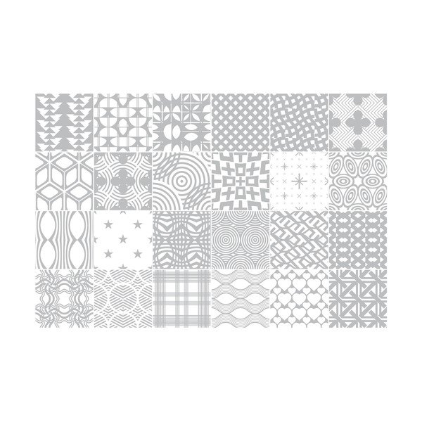 Zestaw 24 naklejek Ambiance Scandi, 60x90 cm-image-1