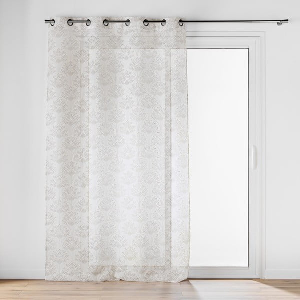 Biało-beżowa firanka 140x280 cm Majestia – douceur d'intérieur-image-2