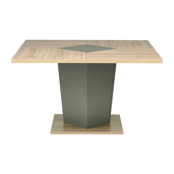Jasnobrązowy stół kwadratowy Gami Elea