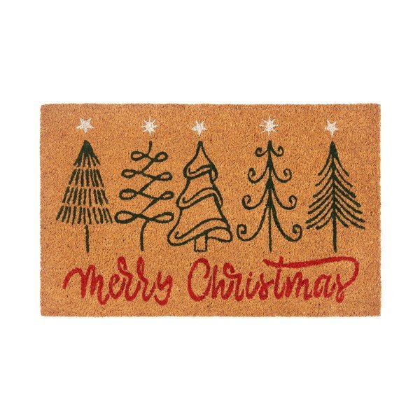 Wycieraczka z włókna kokosowego ze świątecznym motywem 40x70 cm Merry Christmas – Hanse Home