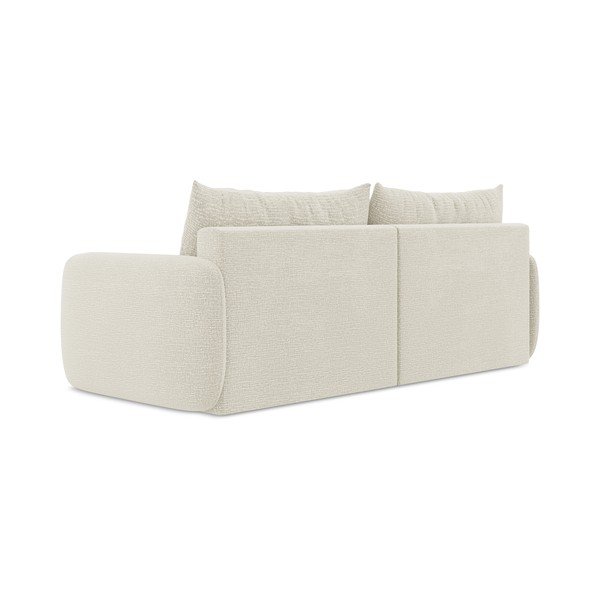 Kremowa rozkładana/ze schowkiem sofa 238 cm Kalena – Makamii-image-3