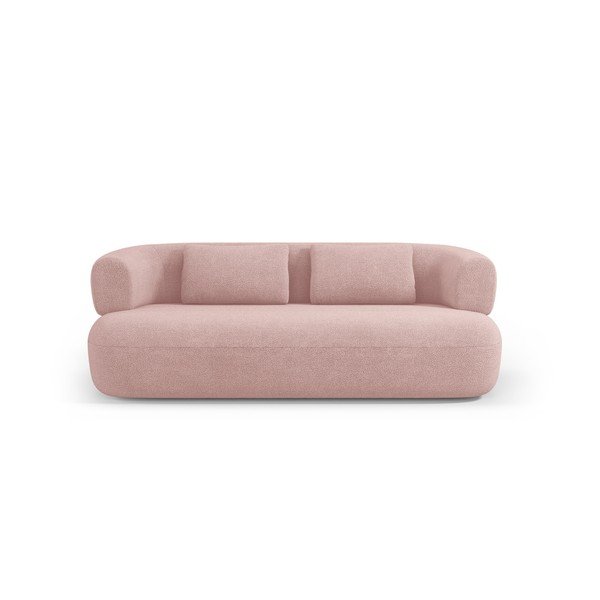 Jasnoróżowa sofa z materiału bouclé 178 cm Jenny – Micadoni -image-2