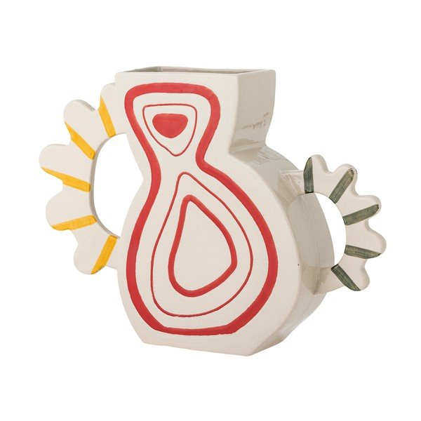 Kamionkowy ręcznie malowany wazon (wysokość 26 cm) Samila – Bloomingville
