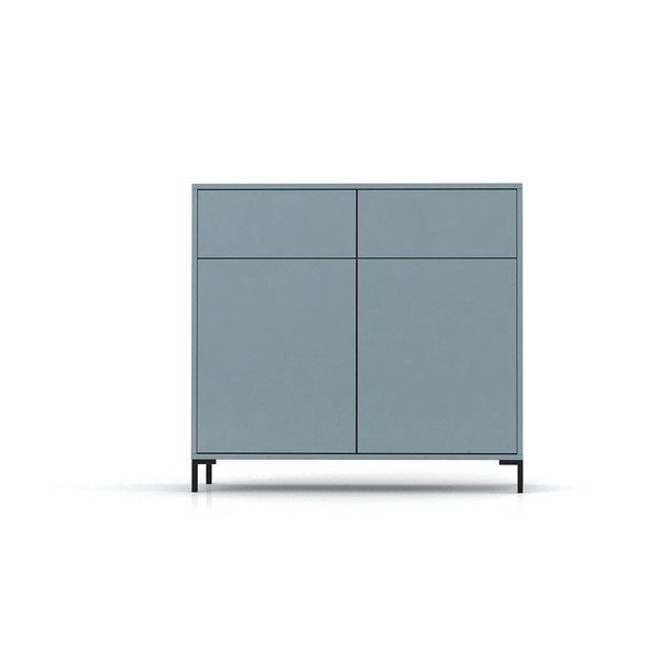 Jasnoniebieska niska komoda 90x84 cm Wilson – Really Nice Things