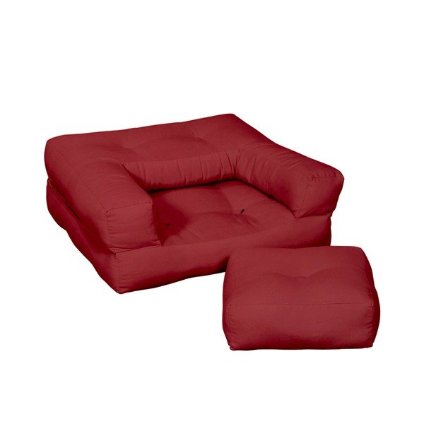 Fotel dziecięcy Karup Baby Cube Light Bordeaux