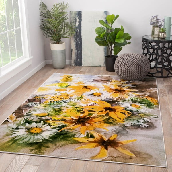 Żółty dywan odpowiedni do prania 160x230 cm New Carpets – Oyo home-image-1