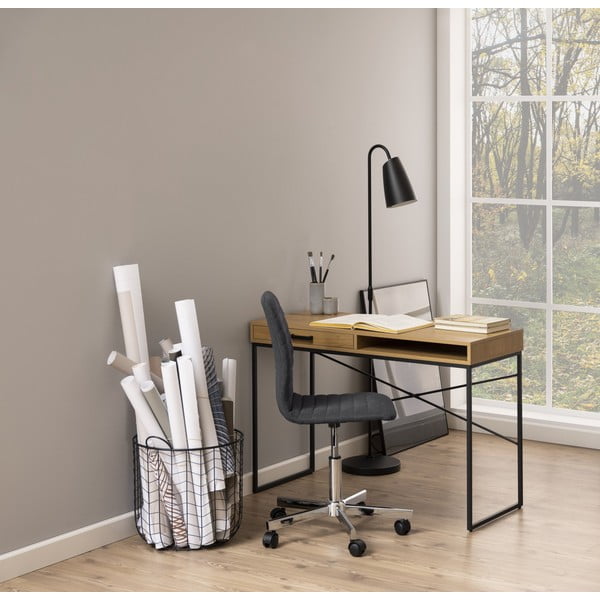 Biurko w dekorze dzikiego dębu Actona, 110x45 cm-image-1