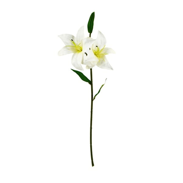 Biały sztuczny kwiat Moycor Lily, dł. 50 cm