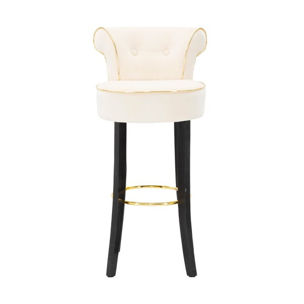 Kremowy aksamitny hoker 96 cm Luxy – Mauro Ferretti-image-1