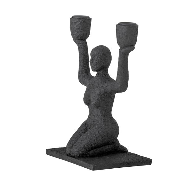 Świecznik z żywicy polimerowej Lucie − Bloomingville-image-3