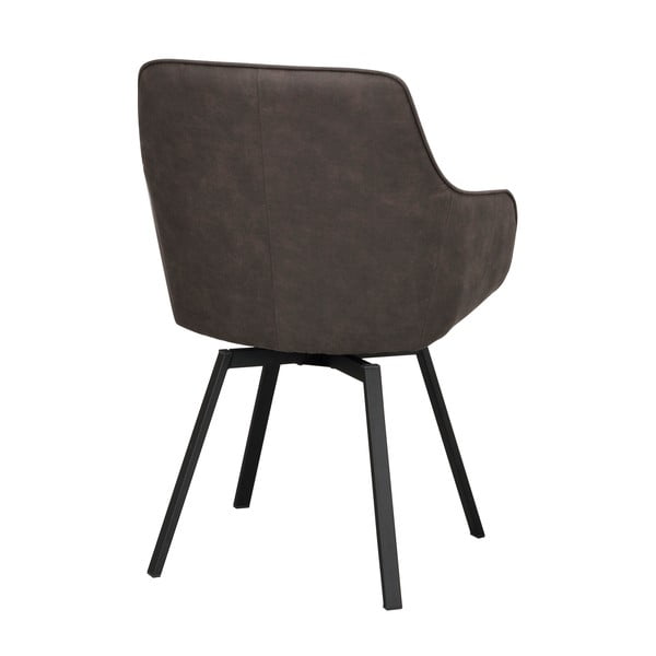 Szare tapicerowane fotele jadalniane zestaw 2 szt. Alison – Rowico-image-4