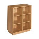 Regał w dekorze dębu w naturalnym kolorze 80x95x30 cm Disco – Hübsch