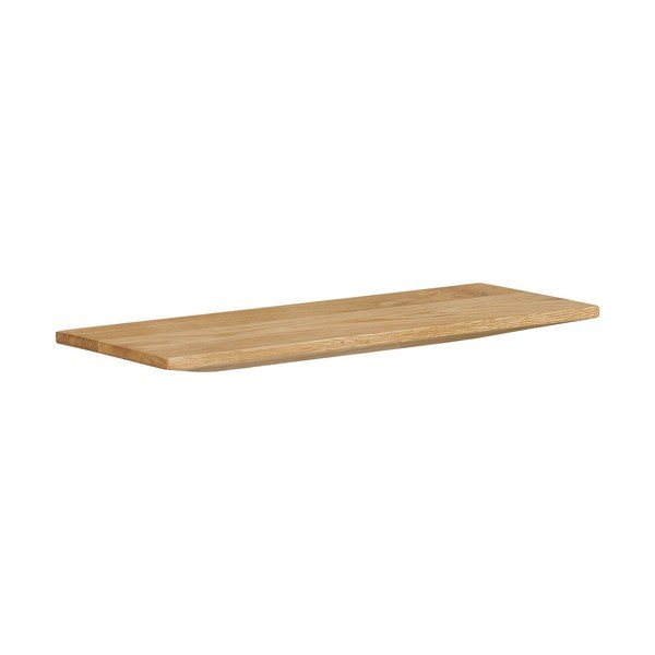 Półka z litego drewna dębowego w jasnym naturalnym kolorze 42,5 cm Calcata – House Nordic