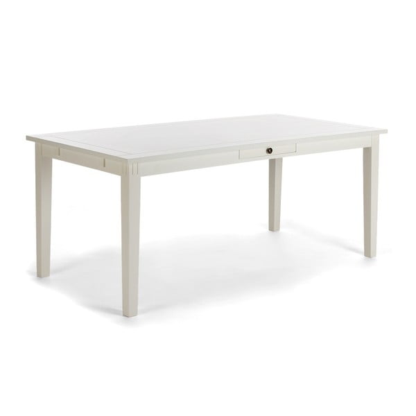 Biały stół do jadalni SOB Bradford, 160x90 cm