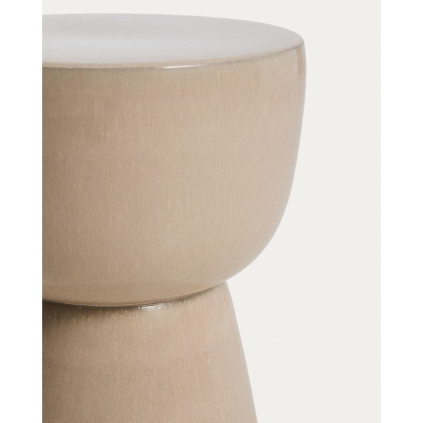 Okrągły stolik ogrodowy ceramiczny 36x36 cm Mesquida – Kave Home-image-4