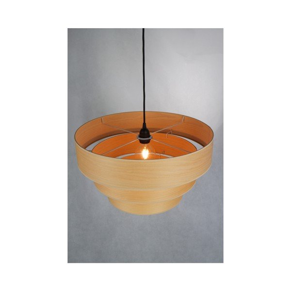 Lampa wisząca w kolorze drewna bukowego Sotto Luce TSURI Tary, Ø 50 cm-image-4