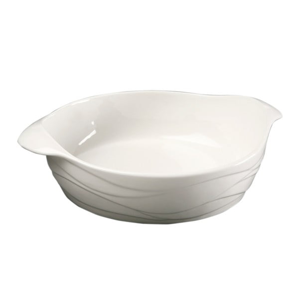 Białe ceramiczne naczynie do zapiekania Versa