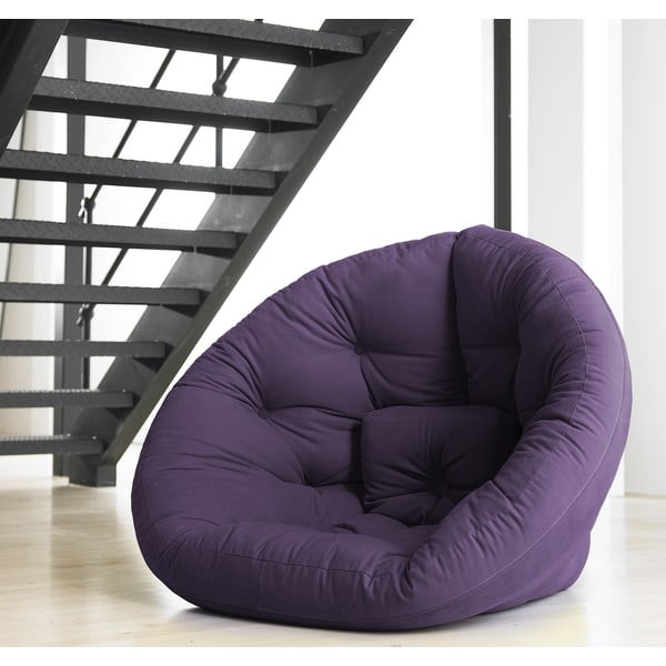 Fotel rozkładany Karup Baby Nest Purple