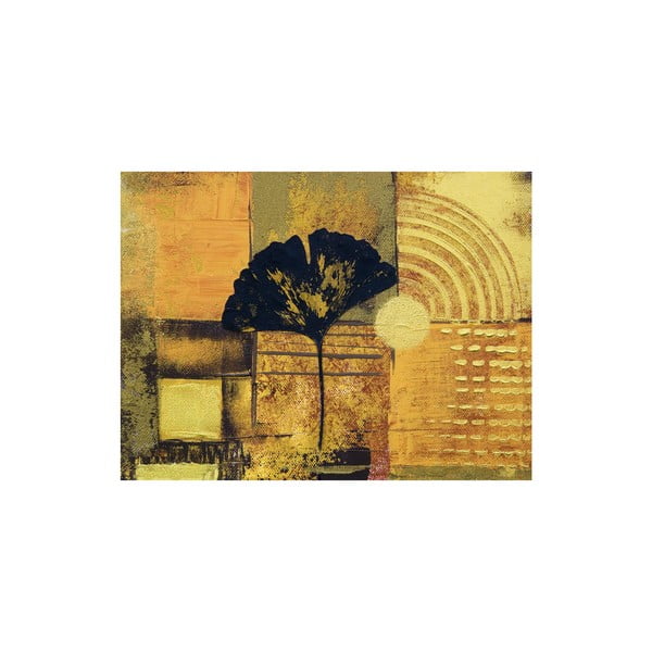 Obraz na płótnie Abstract Ginkgo Leaf 60x80 cm