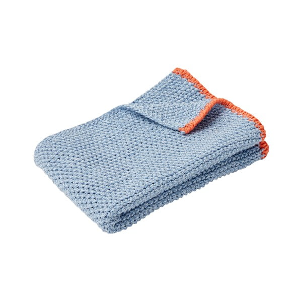 Niebieska bawełniana ściereczka Hübsch Thea, 40x60 cm