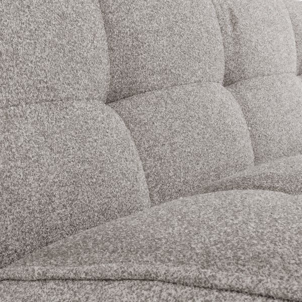 Jasnoszara sofa z materiału bouclé 204 cm Cluster – vtwonen-image-1