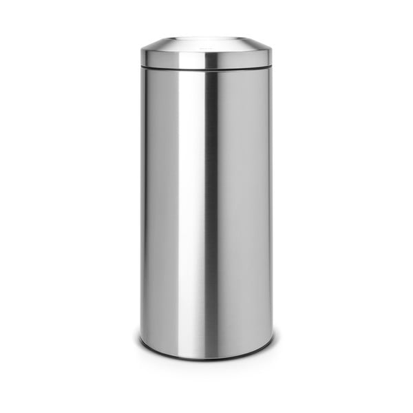 Stalowy kosz na śmieci w kolorze matowego srebra 30 l Flame Guard – Brabantia-image-3