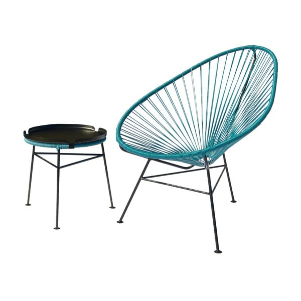 Stołek/stolik Centro Light Blue-image-3