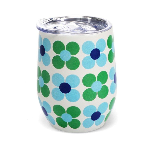 Kubek podróżny 350 ml Blue and green Daisy – Rex London