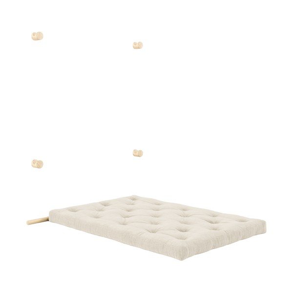 Kremowa sztruksowa rozkładana sofa 135 cm Hooked – Karup Design-image-4