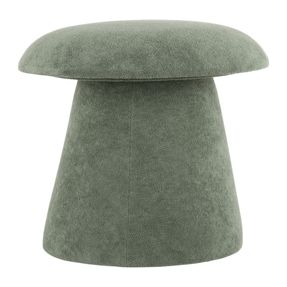 Szary aksamitny puf Mushroom – Leitmotiv