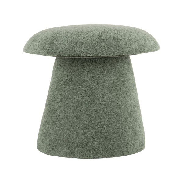 Szary aksamitny puf Mushroom – Leitmotiv