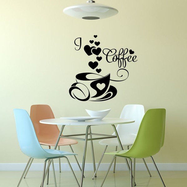 Naklejka Ambiance I Love Coffee-image-1