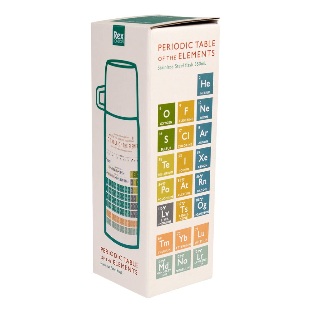 Kremowy termos dla dzieci 350 ml Periodic Table – Rex London (zdjęcie 9)