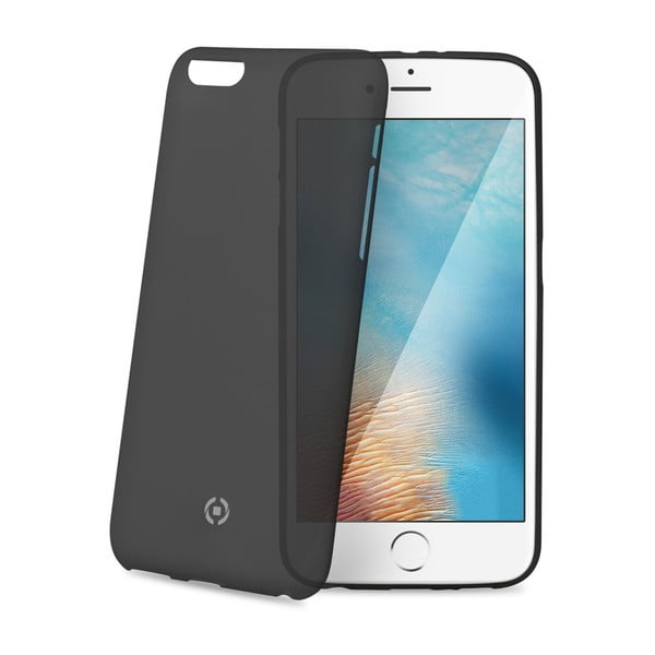Czarne
  ultra cienkie TPU etui Celly Frost na Apple iPhone 7, 0,29 mm