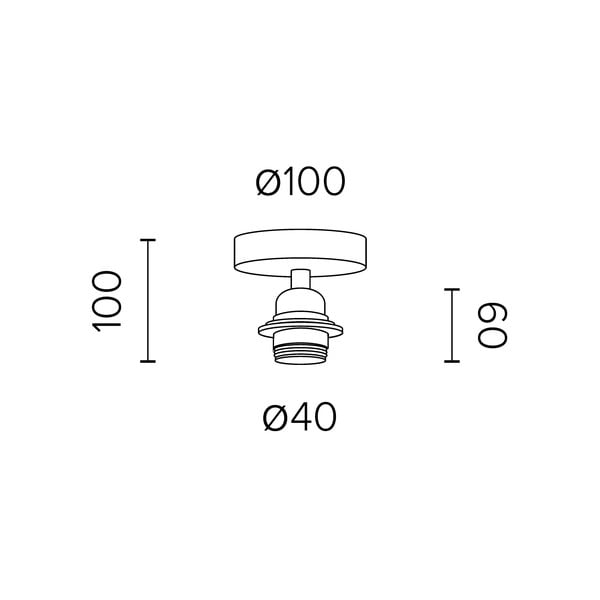 Czarna lampa sufitowa Sotto Luce Uno Plus-image-1