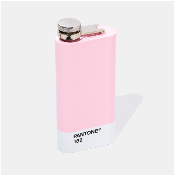 Różowa piersiówka ze stali nierdzewnej 150 ml Light Pink 182 – Pantone