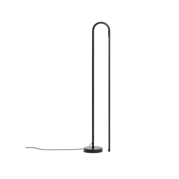 Czarna lampa stojąca LED (wysokość 120 cm) Bow – Kave Home