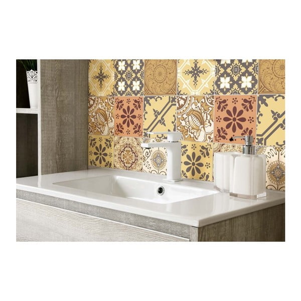 Zestaw 9 naklejek Ambiance Cottage, 10x10 cm-image-3