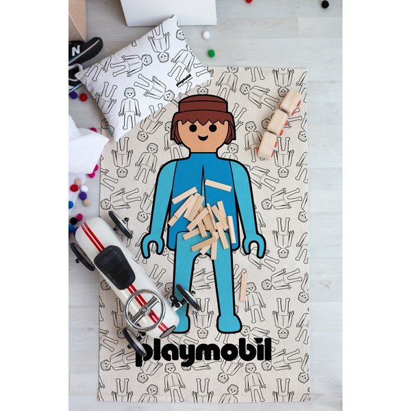 Dywan dziecięcy z mieszanki bawełny 90x137 cm Everywhere – Playmobil-image-1