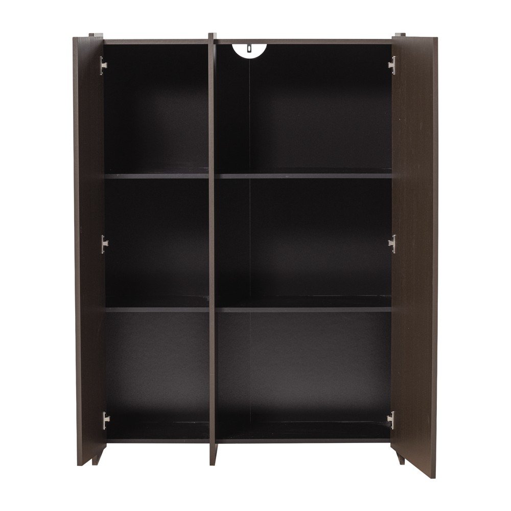 Ciemnobrązowa szafka w dekorze jesionu 102x140x44 cm Brock – WOOOD (zdjęcie 3)