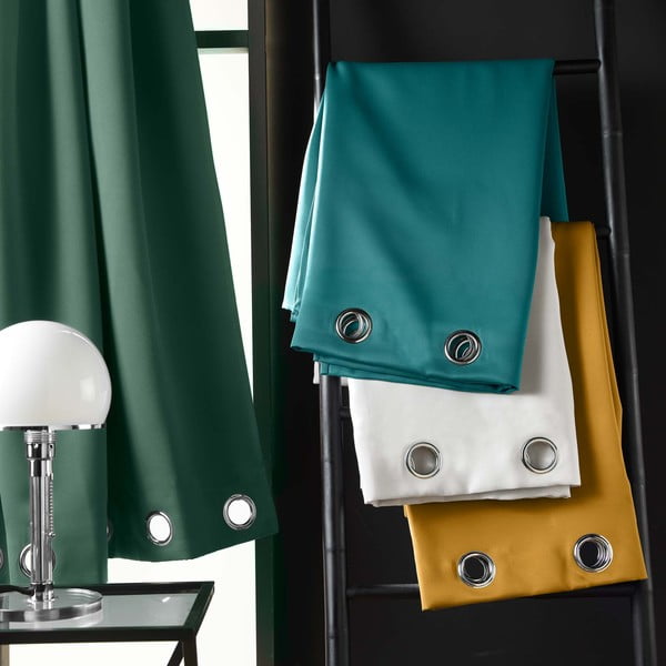 Biała zasłona zaciemniająca 135x180 cm Occult – douceur d'intérieur-image-3