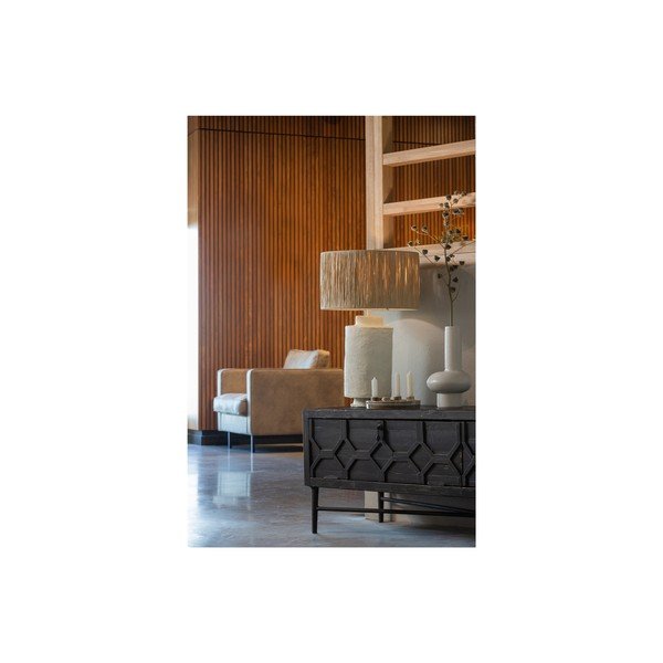 Kremowo-naturalna lampa stołowa (wys. 63 cm) Pointed – BePureHome-image-2