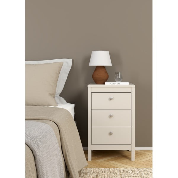 Szarobeżowa szafka nocna Madrid – Tvilum-image-1