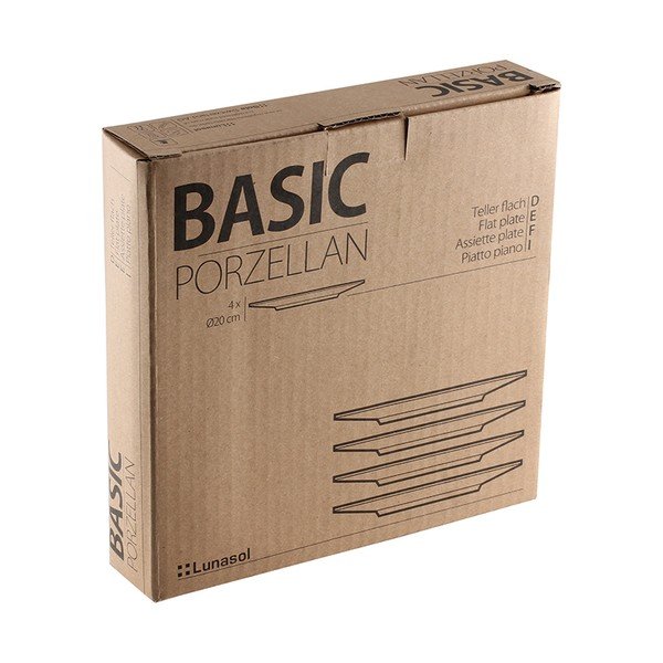 Zestaw 4 talerzy deserowych Sola Lunasol, 21 cm-image-2