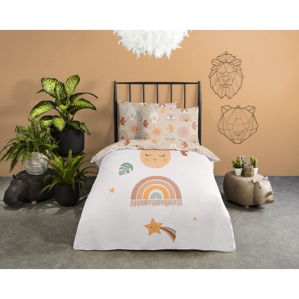 Bawełniana dziecięca pościel jednoosobowa 140x200 cm – Good Morning-image-1